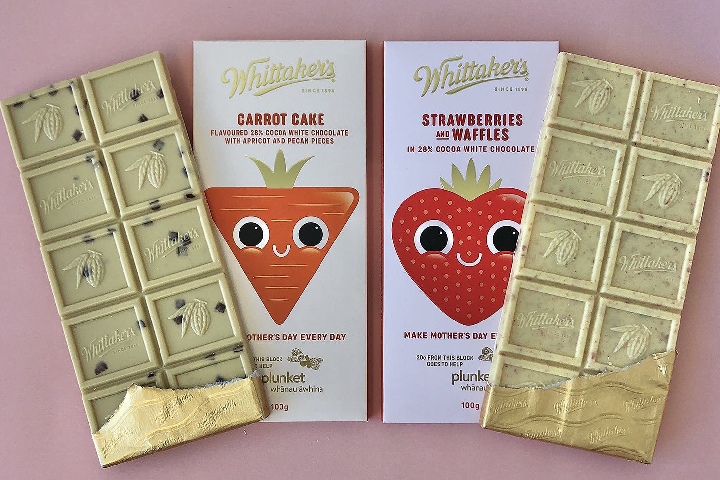 Cute as a button Whittaker's chocolate blocks.